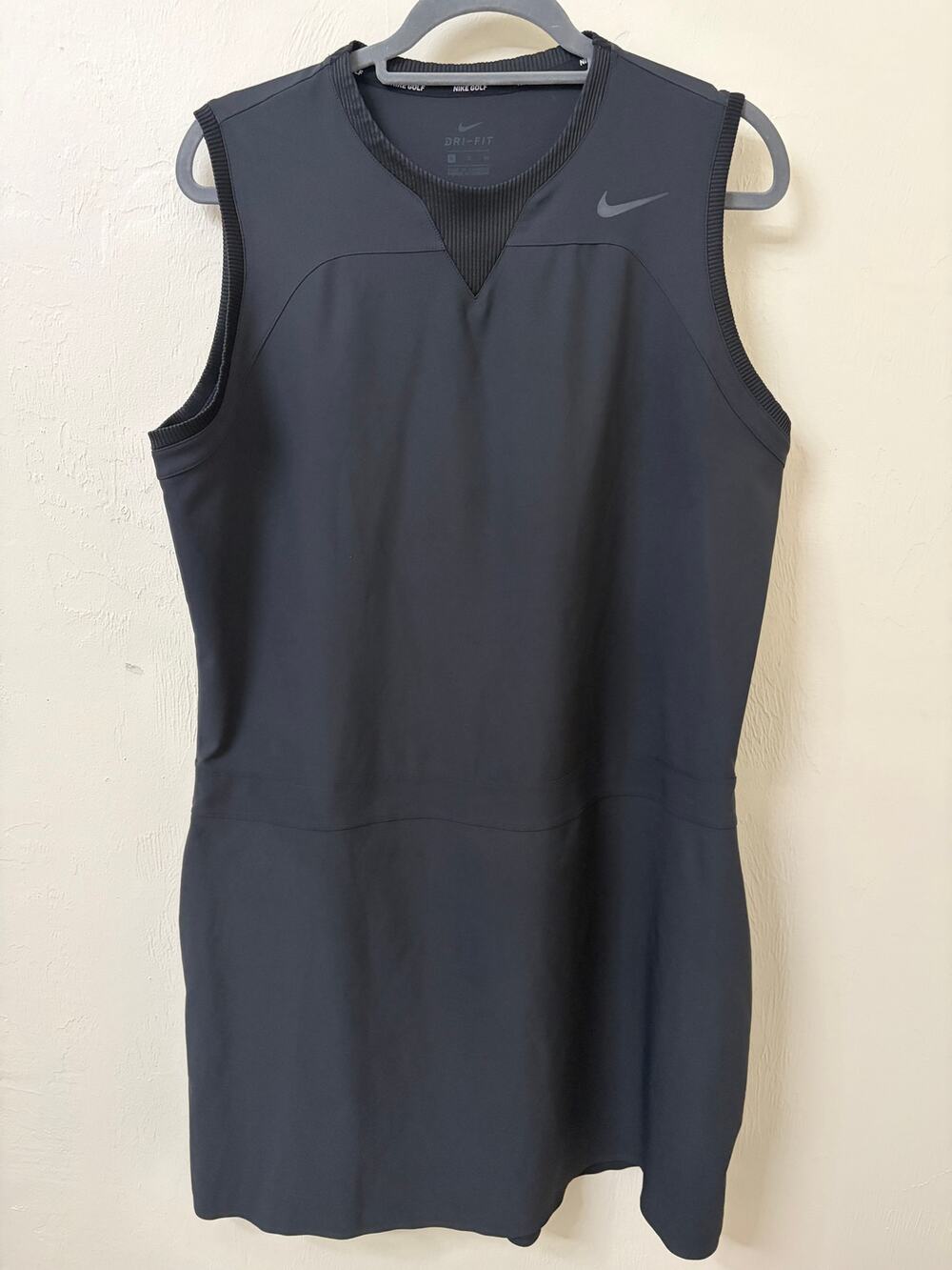 Nike Golf Dri-FIT Flex Dress XL Black Sleeveless V Neck 884936-010